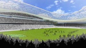 Proposed stadium design.